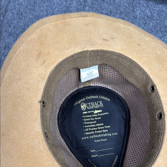 Outback Tan Fedora Hat - Picture 8 of 11